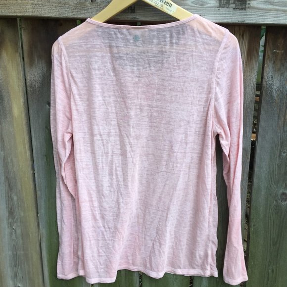 Nanette Lepore long sleeve pink top - size M - Picture 6 of 6